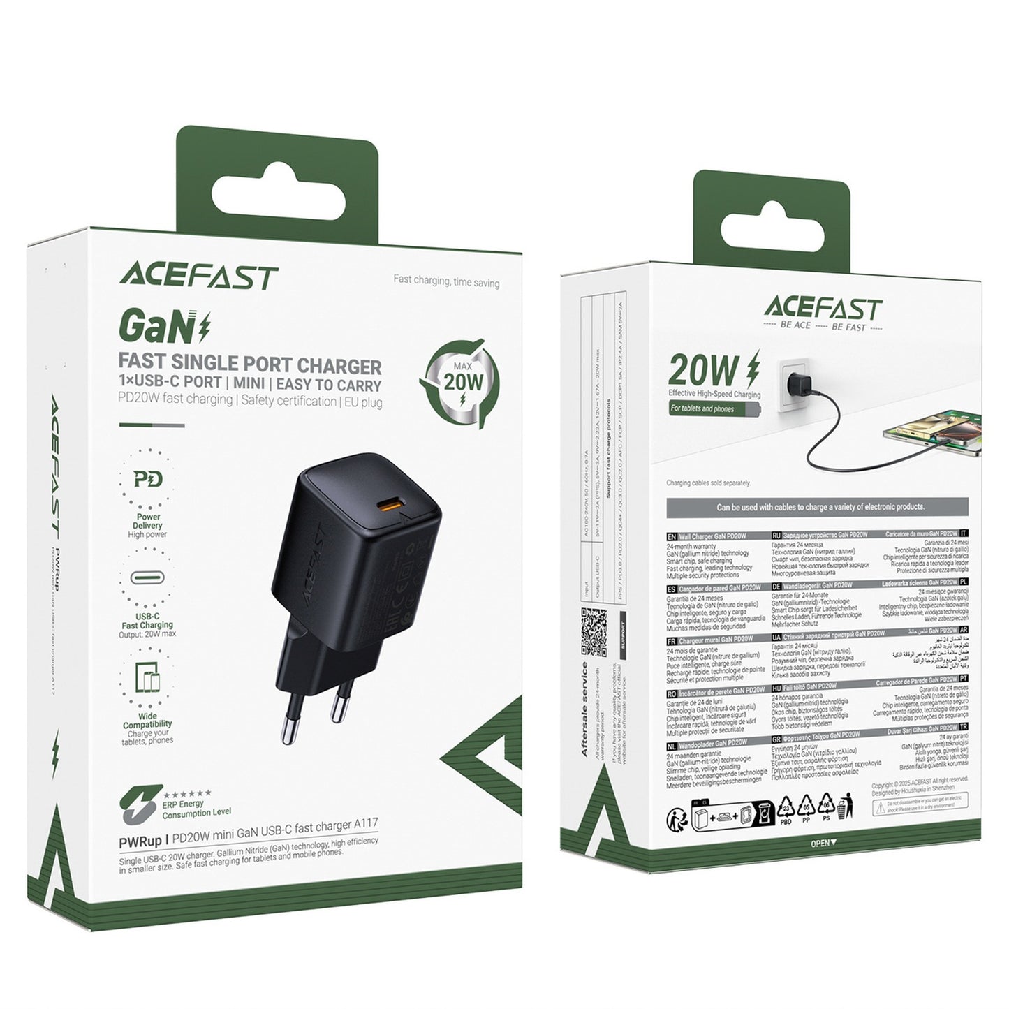 Power Supply Enclosures – USB-C GaN PD 20W wall charger - Carlat