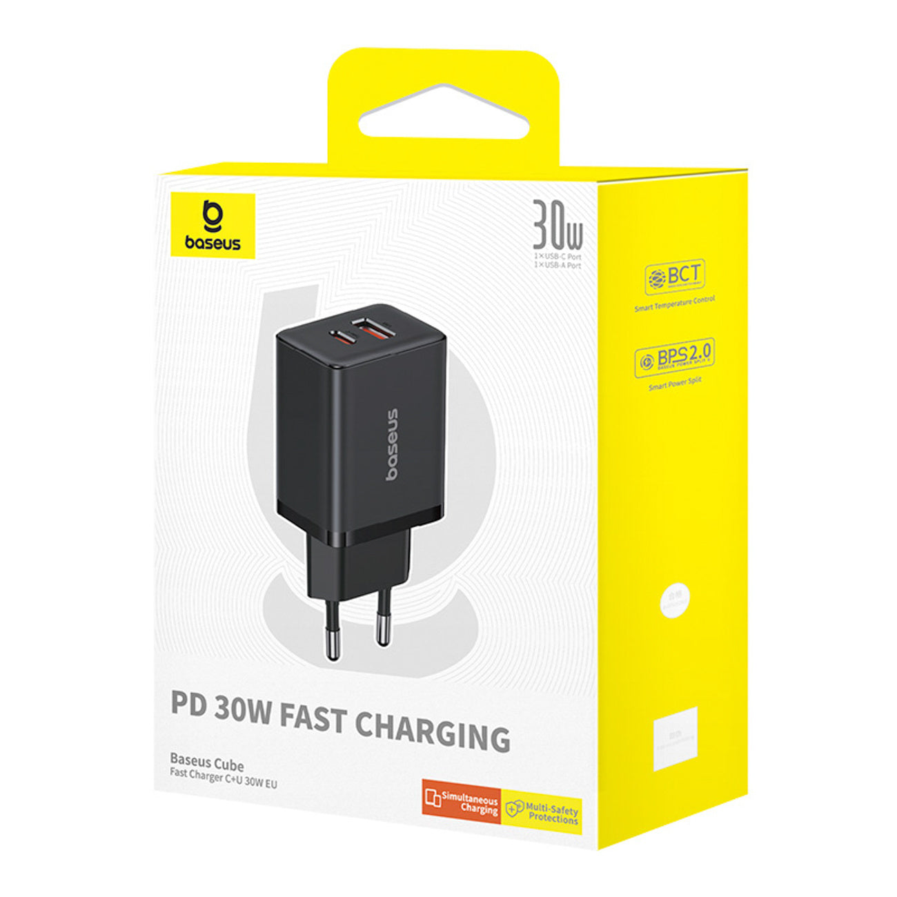 Power Supply Enclosures – USB-C USB-A Cube Pro 30W wall - Carlat