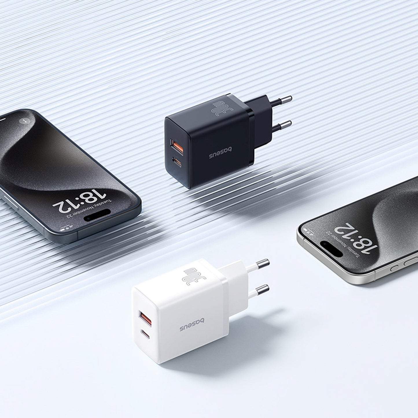 Power Supply Enclosures – USB-C USB-A Cube Pro 30W wall - Carlat