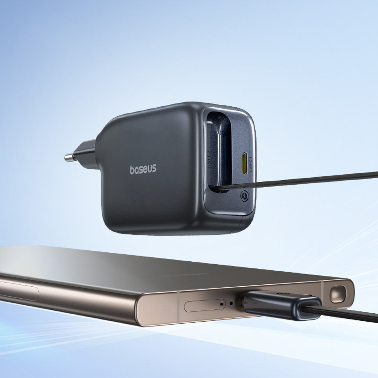 Power Supply Enclosures – USB-C wall charger with retractable USB-C - Carlat