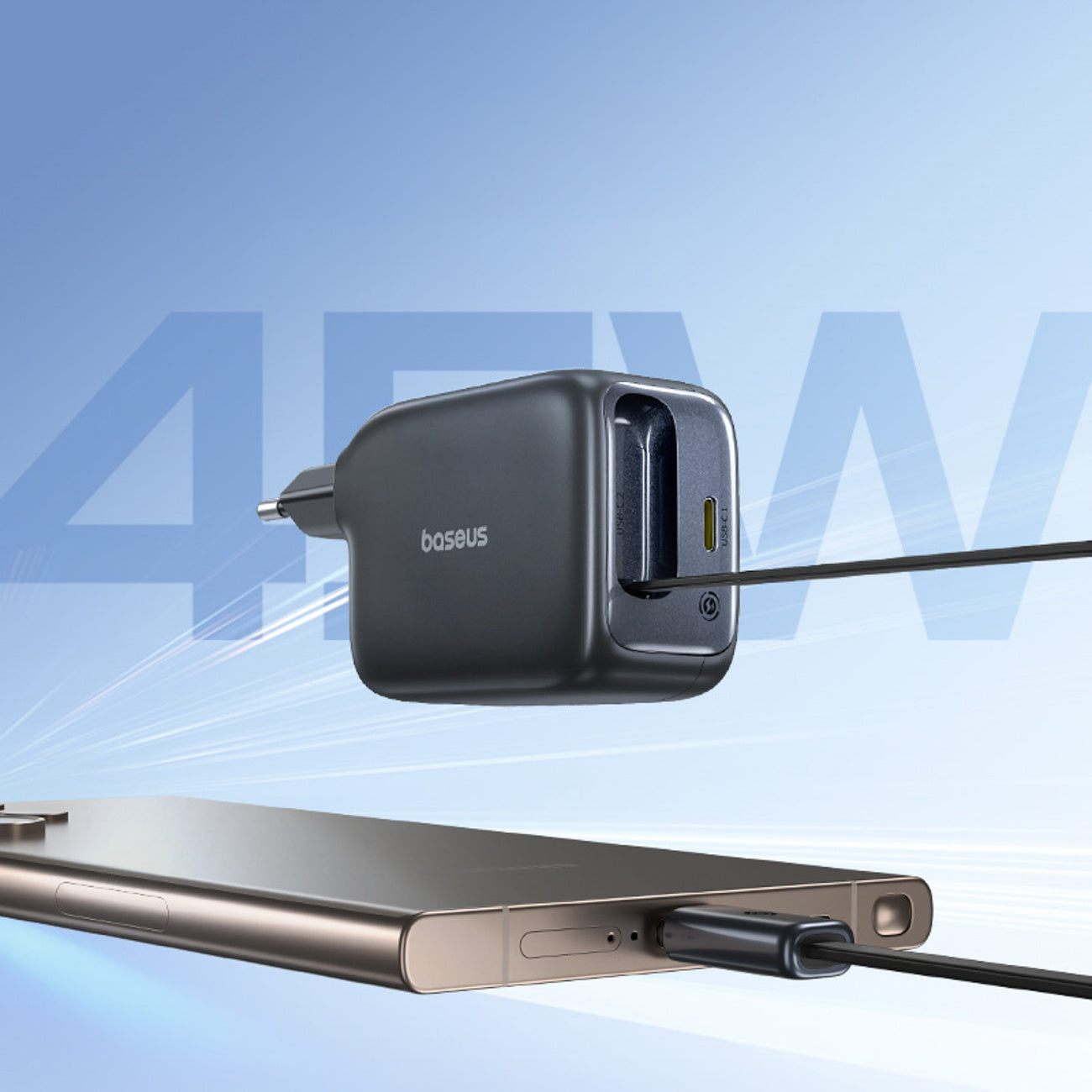 Power Supply Enclosures – USB-C wall charger with retractable USB-C - Carlat
