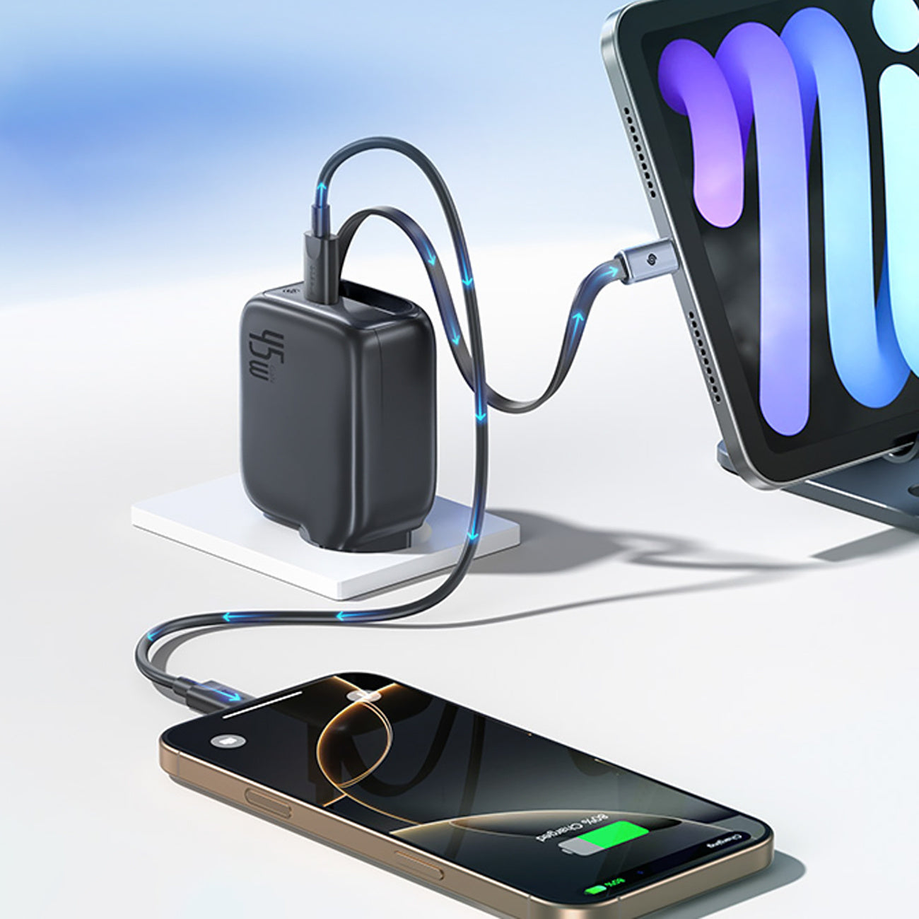 Power Supply Enclosures – USB-C wall charger with retractable USB-C - Carlat