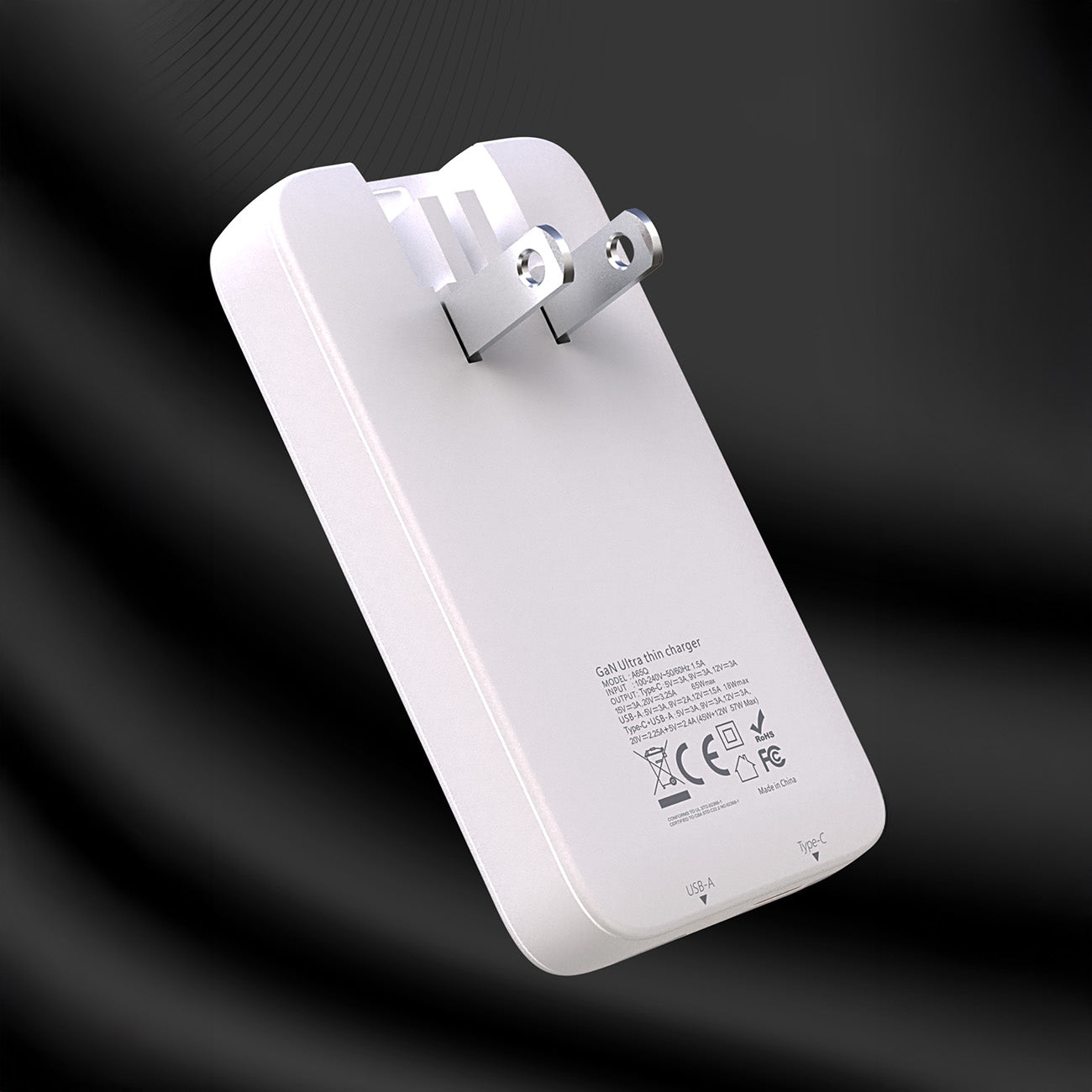 Power Supply Enclosures – Ultra-thin GaN 65W USB-A USB-C PD - Carlat