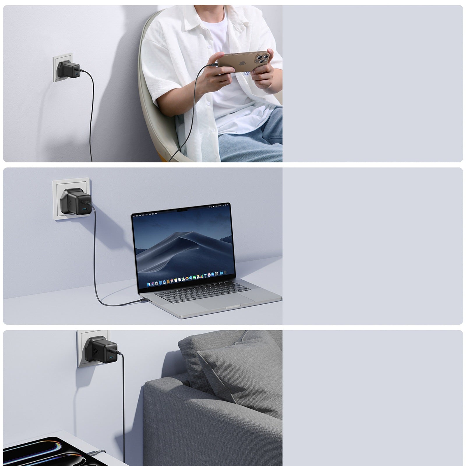 Power Supply Enclosures – Wall charger with UK USB-C plug - Carlat