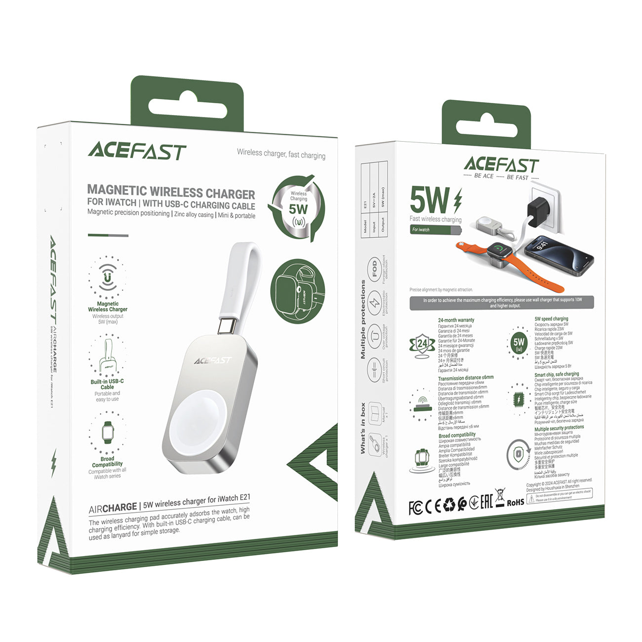 Power Supply Enclosures – Wireless charger for Apple Watch 5W - Carlat