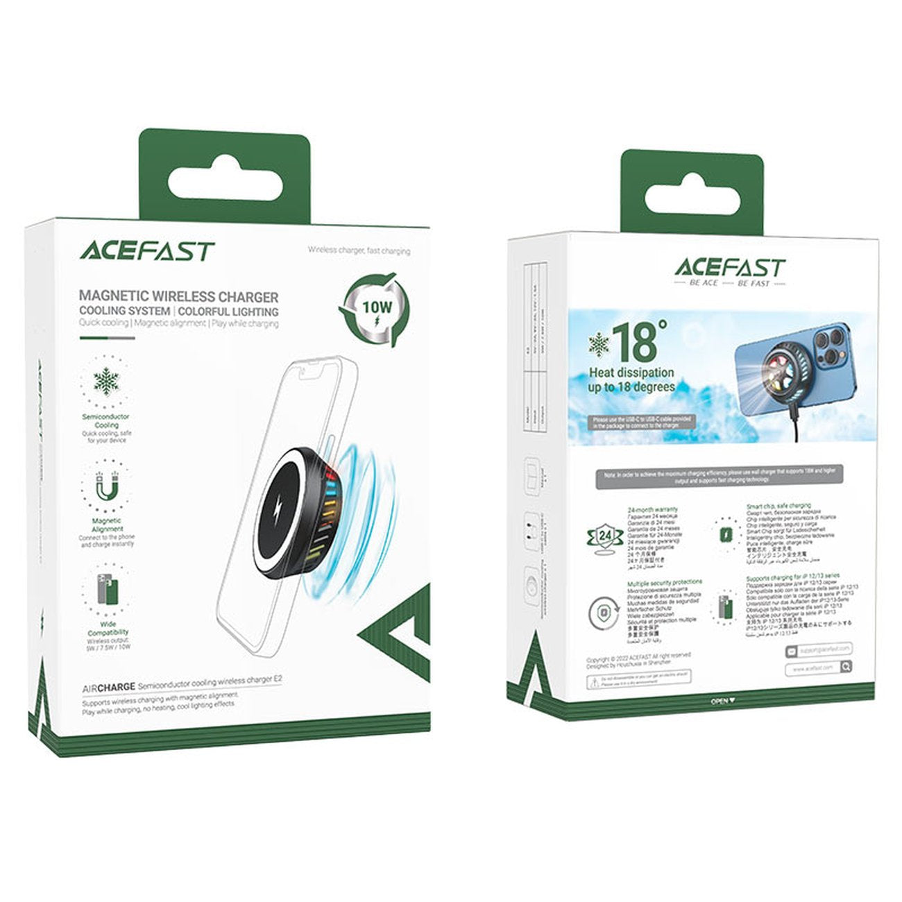 Power Supply Enclosures – Wireless inductive charger with cooling system, - Carlat