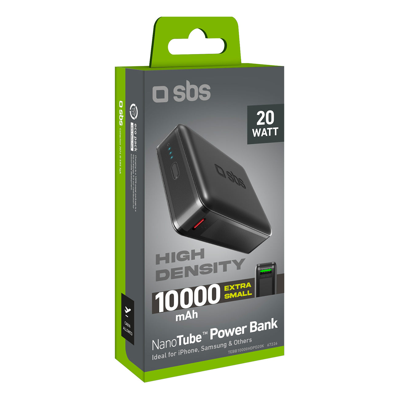 Powerbank 10000 mAh Power Delivery - black - Carlat