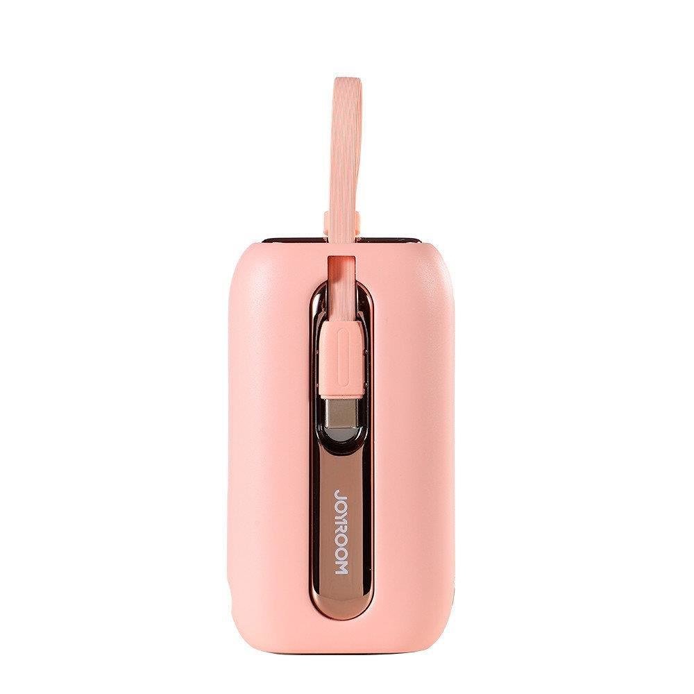 Powerbank 10000mAh Colorful Series 22.5W with USB-C and Iphone Lightning Pink - Carlat