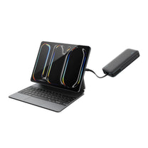 Powerbank 20000mAh USB-A USB-C with integrated 40W cable - gray - Carlat