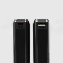 Powerbank 20000mAh for laptop tablet smartphone PD AFC USB-C USB-A 65W - black - Carlat