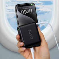 Powerbank 20000mAh for laptop tablet smartphone PD AFC USB-C USB-A 65W - black - Carlat