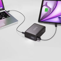 Powerbank 20000mAh for laptop tablet smartphone PD AFC USB-C USB-A 65W - black - Carlat