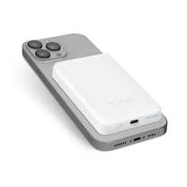 Powerbank 5000 mAh USB-C compatible with MagSafe - white - Carlat