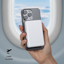 Powerbank 5000 mAh USB-C compatible with MagSafe - white - Carlat