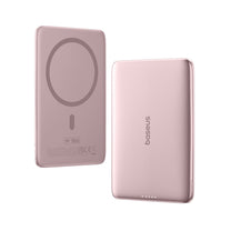 Powerbank 5000mAh 20W Ultra-Slim with USB-C MagSafe cable 60W 30cm - pink - Carlat