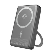 Powerbank K28 10000mAh with MagSafe with metal housing and PD stand 22.5W - gray - Carlat