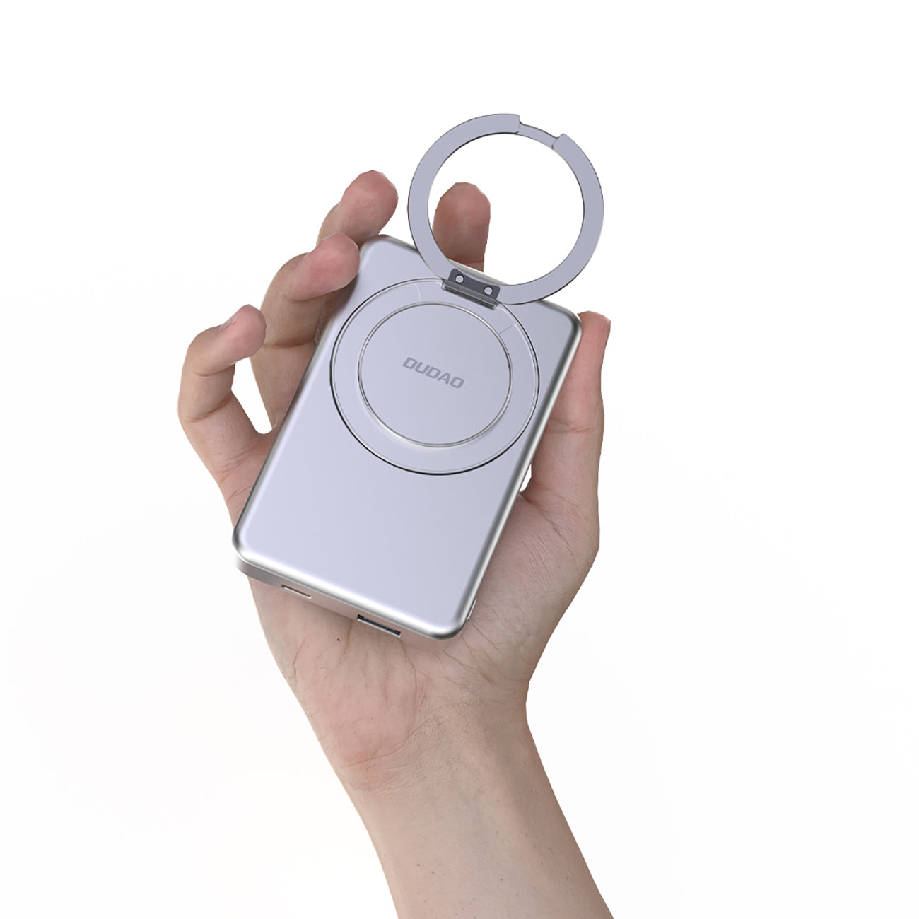 Powerbank K28 10000mAh with MagSafe with metal housing and PD stand 22.5W - gray - Carlat