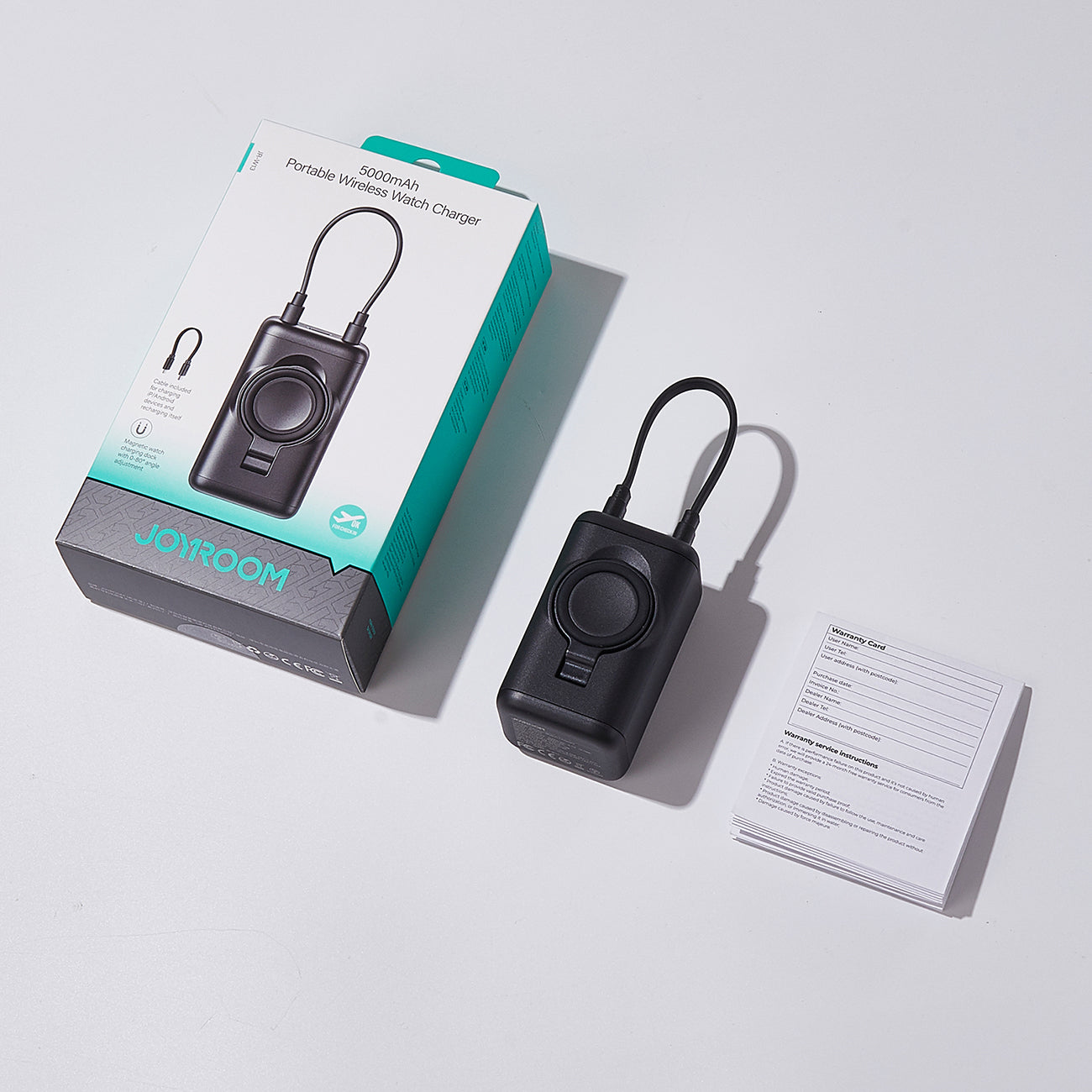 Powerbank for smartwatches 5000mAh USB-C Lightning - black - Carlat