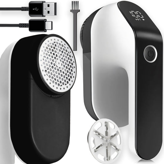 Powerful 5W Clothes Shaver with LED Display for Clothes, Upholstery, and Sweaters, USB-C - OR1101 - Carlat