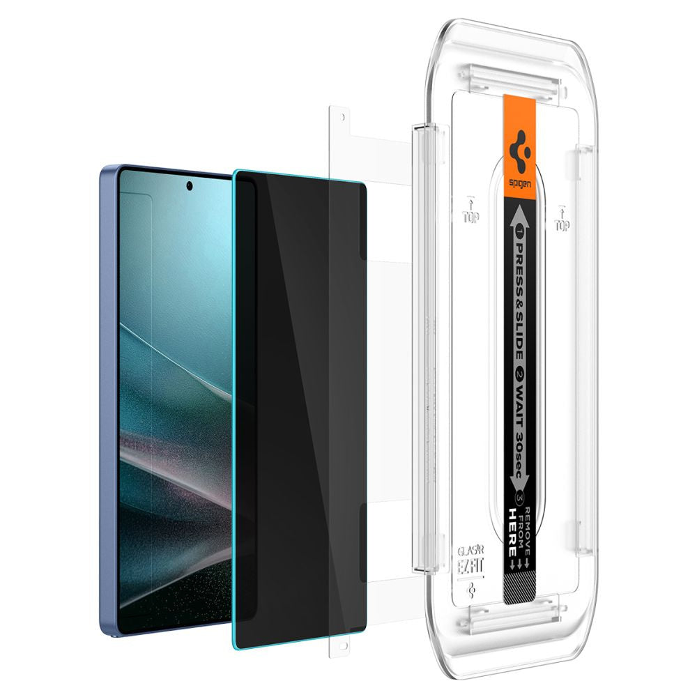 Privacy glass with applicator for Samsung Galaxy S25 Ultra Glas.TR Ez Fit Privacy - 2 pcs. - Carlat