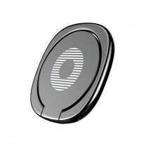 Privity Ring magnetic finger phone holder with stand function - black - Carlat
