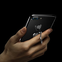 Privity Ring magnetic finger phone holder with stand function - black - Carlat