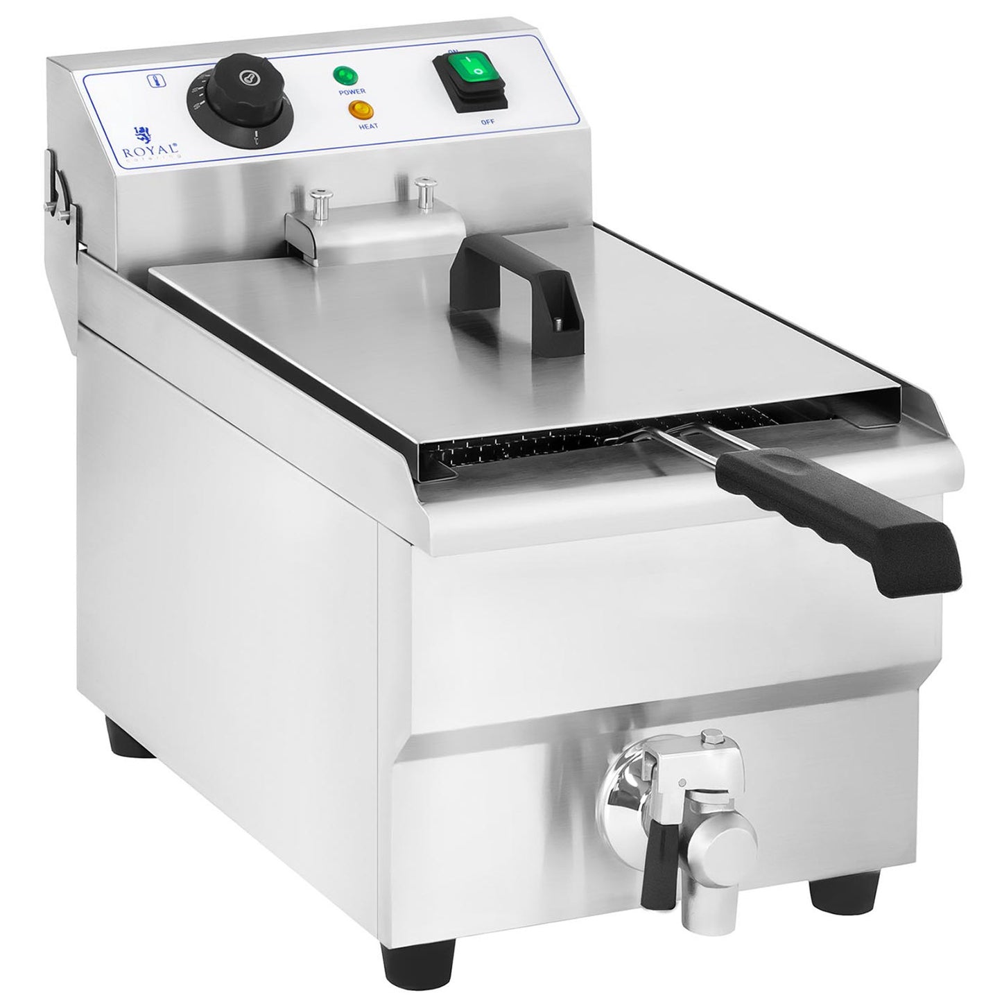 Professional fryer with 230V 10L tap - Carlat