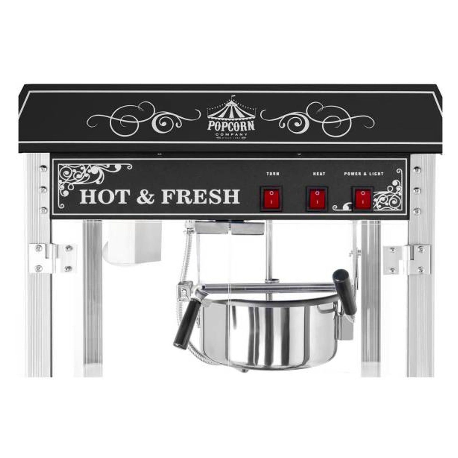 Professional high-performance popcorn machine 230V 1.6kW black - Carlat