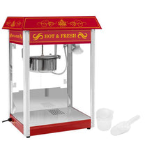 Professional powerful popcorn machine set 230V 1.6kW red - Carlat