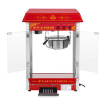 Professional powerful popcorn machine set 230V 1.6kW red - Carlat