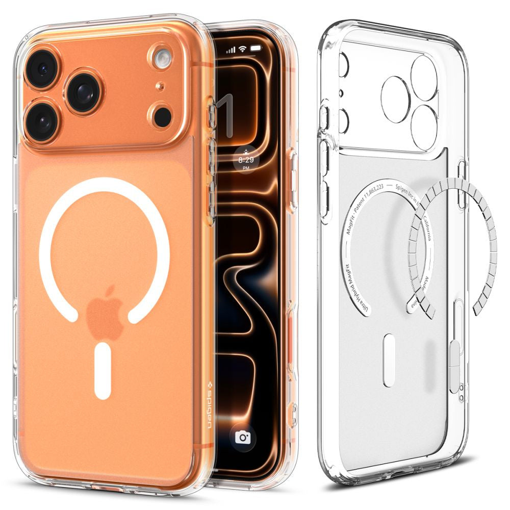 Protective back case for iPhone 17 Pro Max Ultra Hybrid MagSafe - white - Carlat