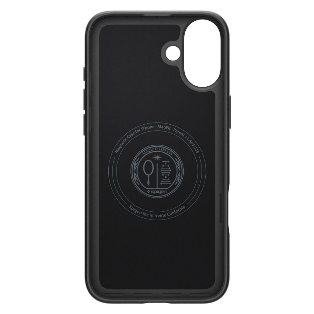 Protective case for iPhone 16 Plus Thin Fit MagSafe - black - Carlat