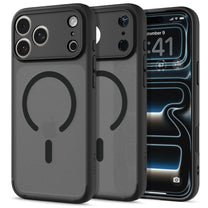 Protective case for iPhone 17 Pro Ultra Hybrid MagSafe - black - Carlat