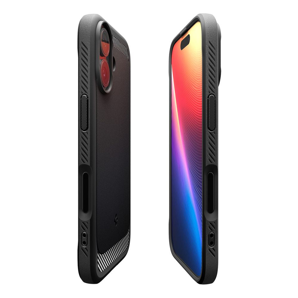 Protective case for iPhone 17 Rugged Armor Mag MagSafe - matte black - Carlat