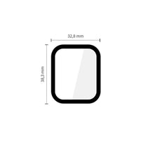 Protective glass for Apple Watch 40 mm black Glass Flex+ - 2 pcs. - Carlat