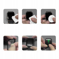 Protective glass for Apple Watch 40 mm black Glass Flex+ - 2 pcs. - Carlat