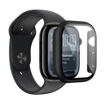 Protective glass with case for Apple Watch Series 11 46 mm Radix - black - Carlat