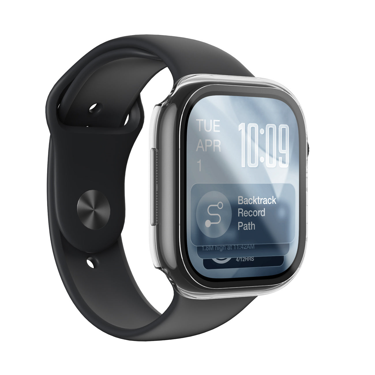Protective glass with case for Apple Watch Series 11 46 mm Radix - transparent - Carlat