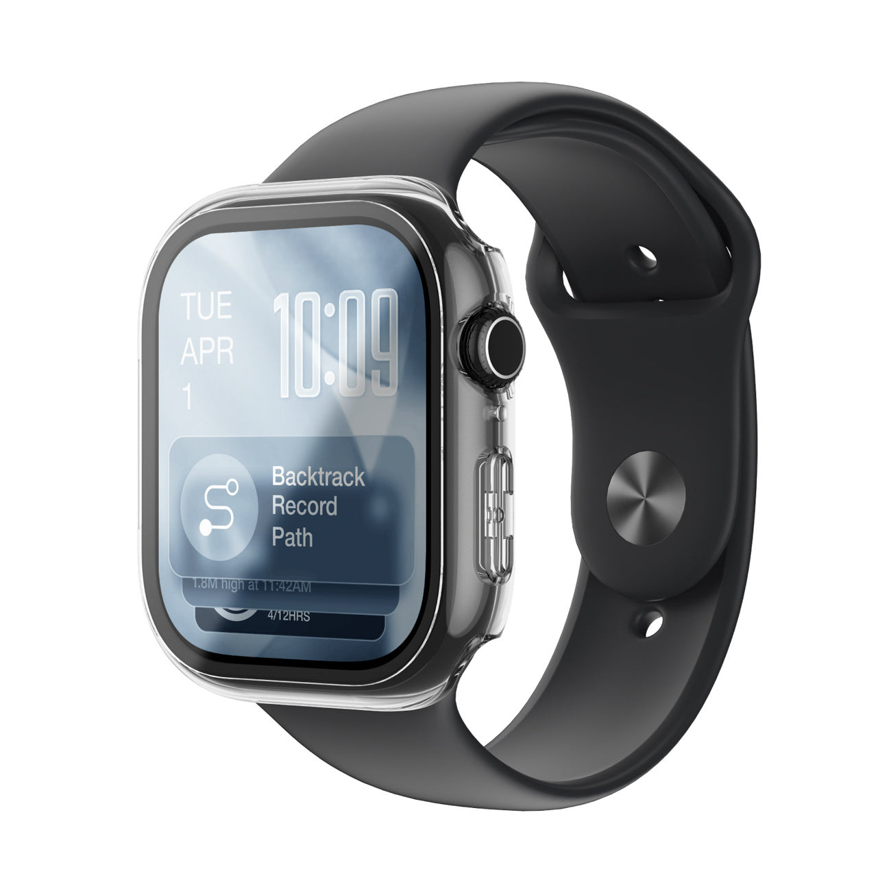 Protective glass with case for Apple Watch Series 11 46 mm Radix - transparent - Carlat