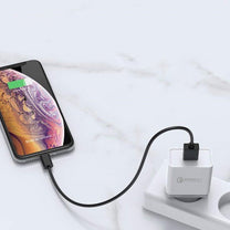 Quick Charge 3.0 18W 3A USB white fast charger - Carlat