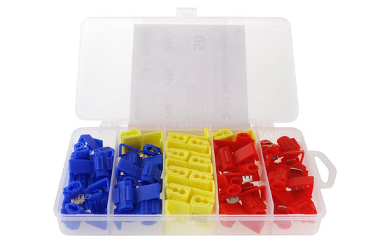 Quick-connect – Electrical Quick Connectors, Complete Set of 50 pcs. amio-02346 - Carlat