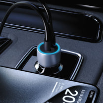 R4T 30W USB-A USB-C car charger - gray - Carlat