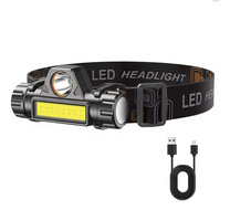 Rechargeable COB LED Headlamp 300LM – Magnetic Base, IPX4 - Carlat