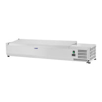 Refrigeration top with steel cover 6x GN1/4 140cm - Carlat