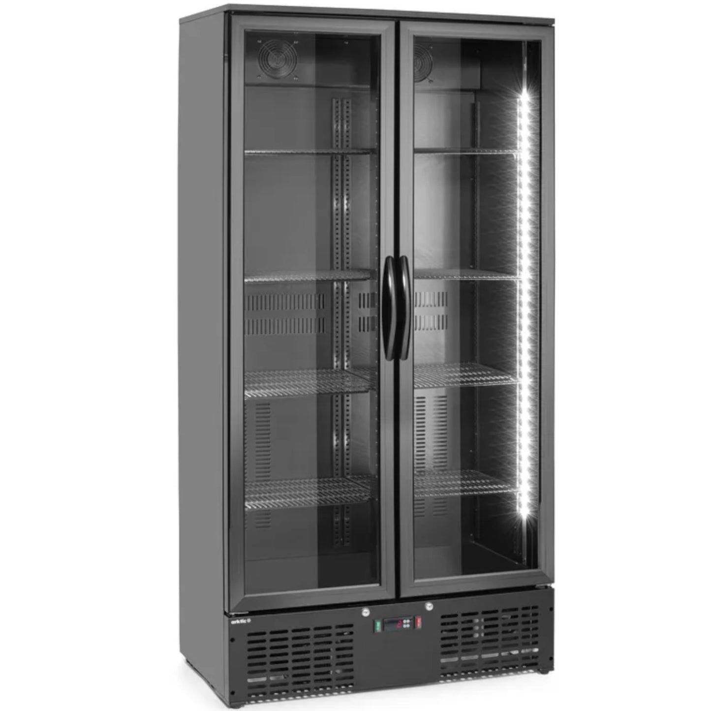 Refrigerator Accessories – 2-door bar fridge, 8 shelves, LED, 384 - Carlat