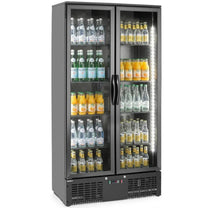 Refrigerator Accessories – 2-door bar fridge, 8 shelves, LED, 384 - Carlat