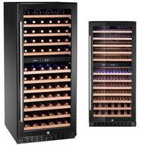 Refrigerator Accessories – 2-zone wine cooler refrigerator for 124 bottles, - Carlat