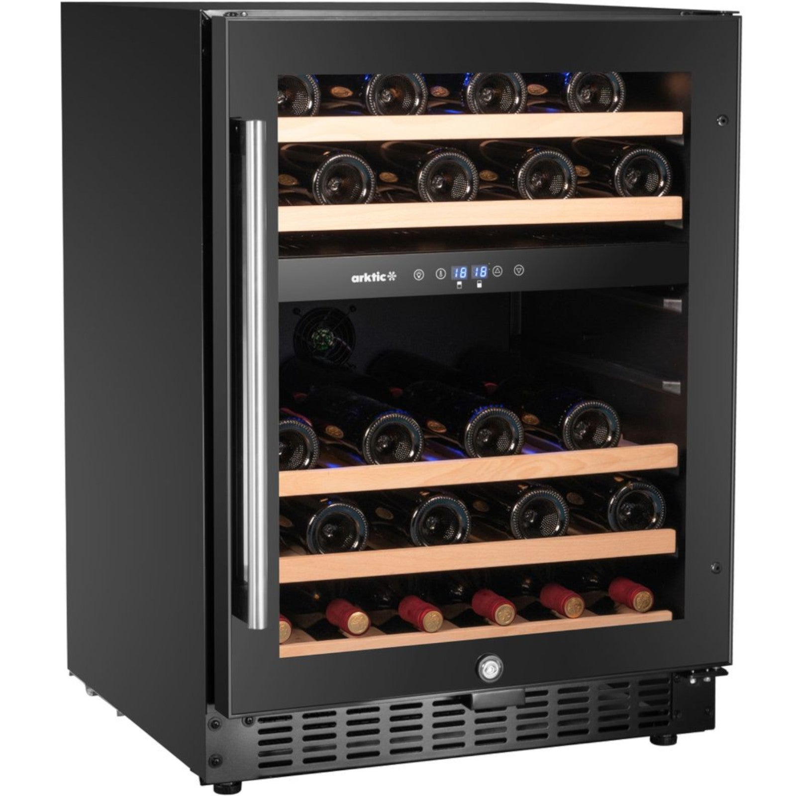 Refrigerator Accessories – 2-zone wine cooler refrigerator for 46 bottles - Carlat