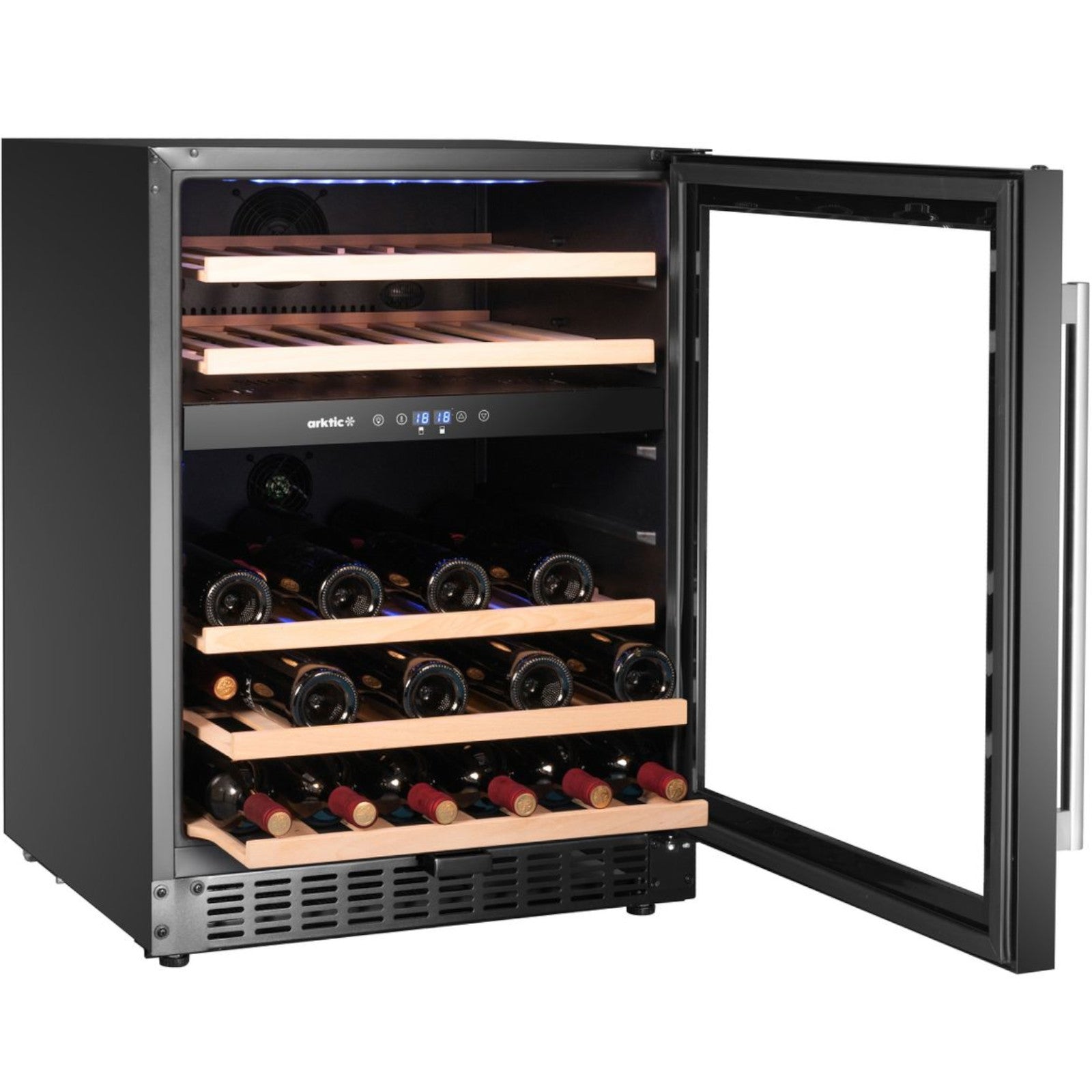 Refrigerator Accessories – 2-zone wine cooler refrigerator for 46 bottles - Carlat