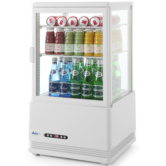 Refrigerator Accessories – Adjustable glass refrigerated display cabinet 58L 2 - Carlat